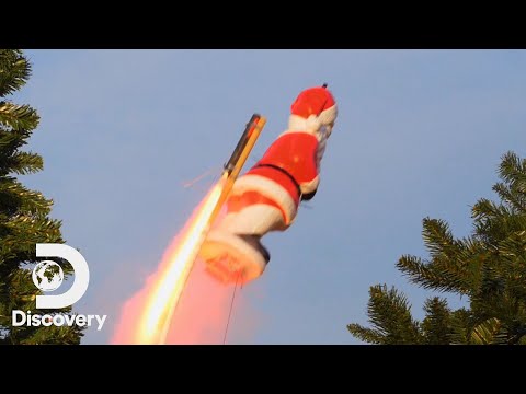 The Chimney Chute Rocket Boost Challenge | Rocket Around the Xmas Tree