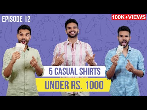 5 SMART Casual Shirts For Men In ₹800 😱| Budget Shopping Challenge 12 | BeYourBest Fashion San