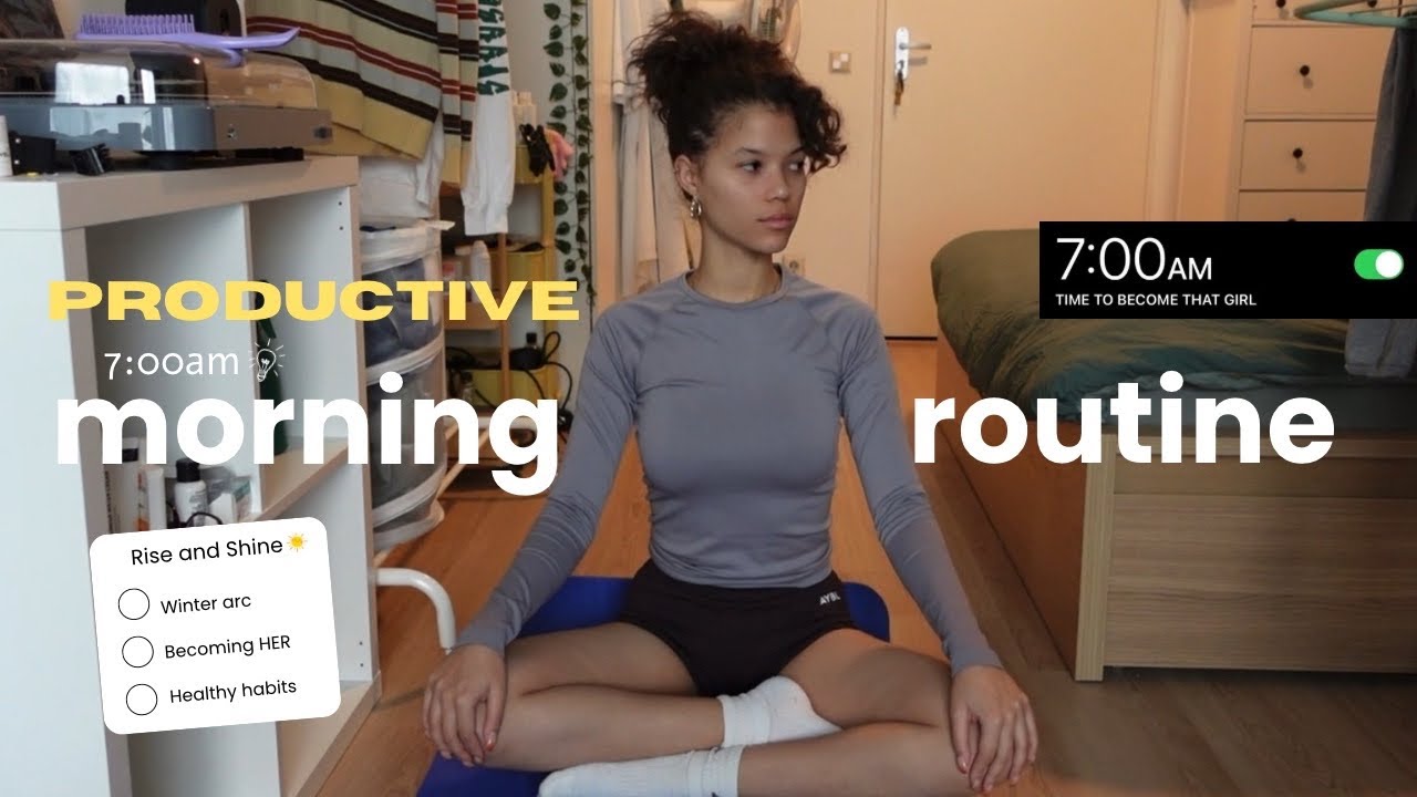 My Productive Fall morning routine | winter arc, healthy habits & more