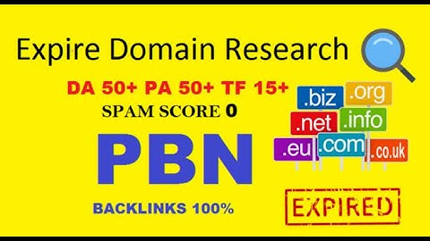 How to Find High Authority Expired Domain with high DA PA TF CF 2020