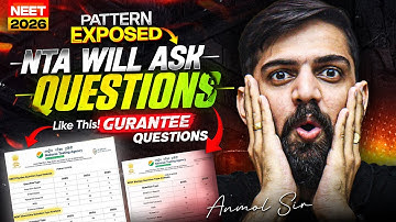NEET 2026 Paper Pattern EXPOSED! 😱 NTA Will Ask These 9 Types of Questions | NEET 2026 Update