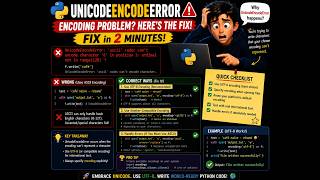 How to Fix UnicodeEncodeError in Python (Quick Fix!)