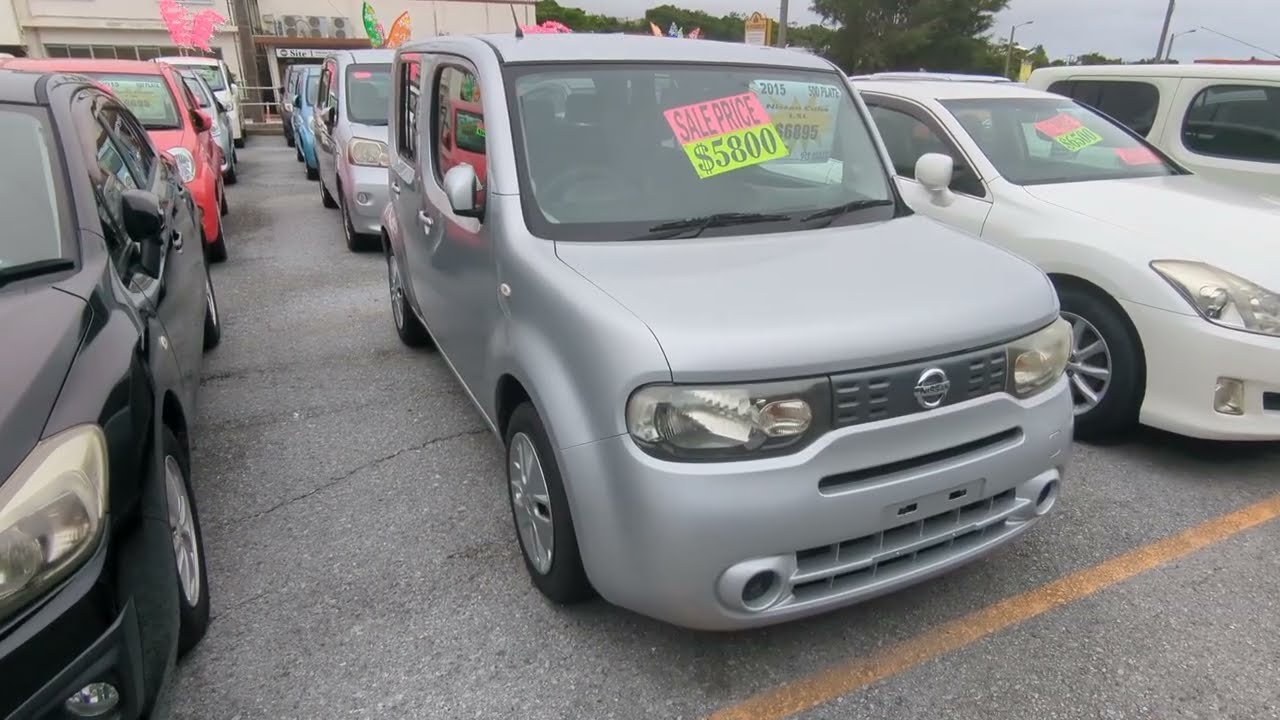 Johnny's Used Cars Okinawa - 2015 Nissan Cube (Z12) - YouTube