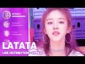 (G)I-DLE - LATATA (Line Distribution + Lyrics Color Coded) PATREON REQUESTED