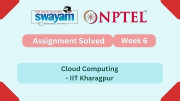 Cloud Computing Week 6 || NPTEL ANSWERS 2025 || MYSWAYAM || #nptel #nptel2025 #myswayam