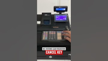 Using the CANCEL Key | HK Systems Cash Register Tutorials