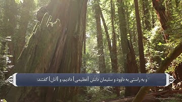 (28)سوره نمل ترجمه صوتی تصویری قرآن کریم  #ترجمه_قرآن #ترجمه_فارسی_قرآن