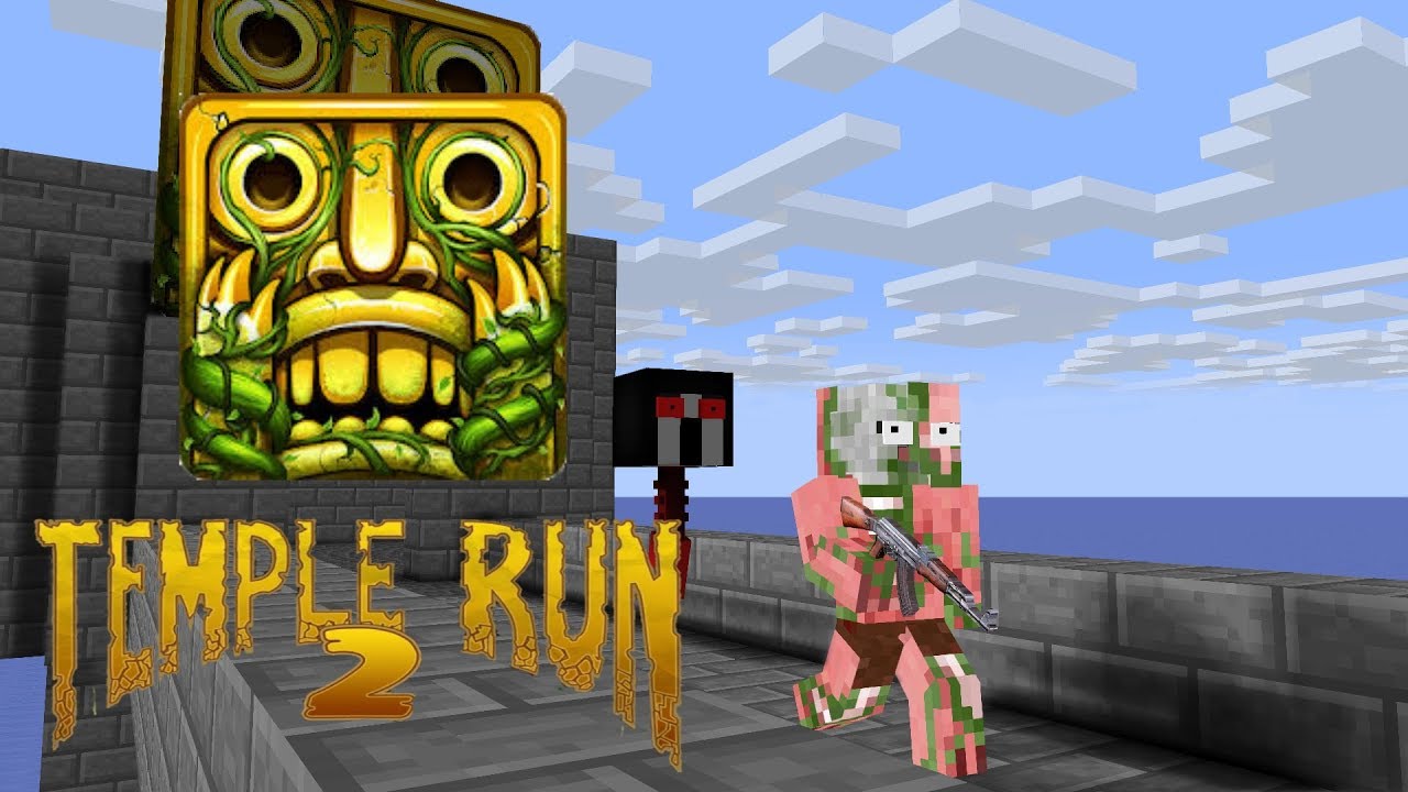 Monster School :TEMPLE RUN 2 CHALLENGE - Minecraft Animation