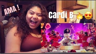 Cardi B, Bad Bunny \& J Balvin - I LIKE IT [2018 American Music Awards] | REACTION 😱