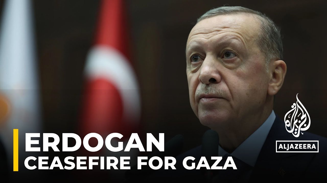 دعا الرئيس التركي رجب طيب أردوغان إلى وقف فوري لإطلاق النار في غزة
