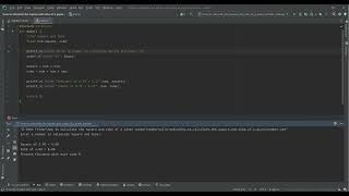 How to calculate the square and cube of a given number in C Language