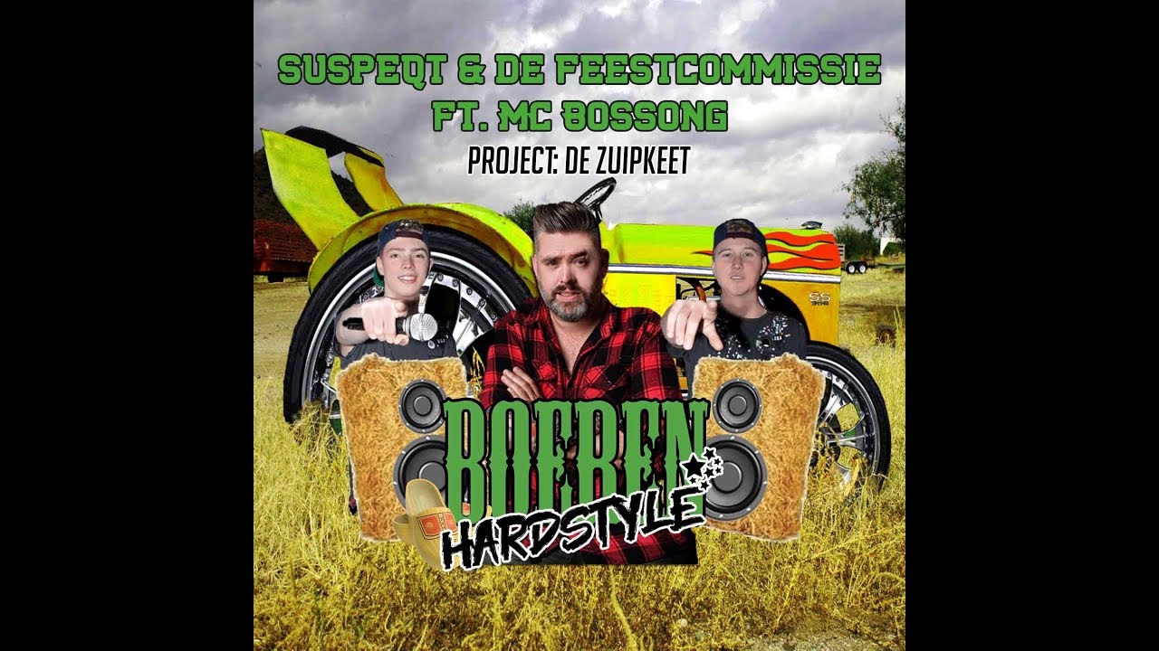 De Feestcommissie Ft. MC Bossong & Suspeqt - De Zuipkeet - Boeren Hardstyle - Officiële Videoclip