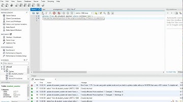 Error code 1175 MySQL Workbench using safe update mode