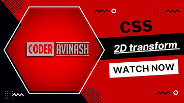 CSS L18 :- 2D Transform property (translate, scale, skew, rotate)  in hindi  #css3 #webdesigning