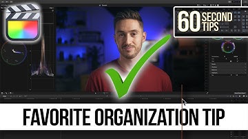 Favorite Organization Tip | FINAL CUT FRIDAYS | 60 Second Final Cut Pro Tips