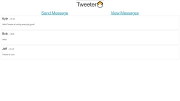 Tweeter🐣 | A twitter clone!