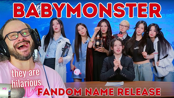 hilarious! [BAEMON NEWS 7] BABYMONSTER FANDOM NAME RELEASE reaction
