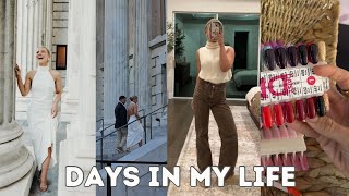 VLOG: fall nails, engagement photos (contrary to popular belief, we did not elope lol) + dinner date