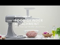 Kitchenaid food grinder and sausage stuffer attachments