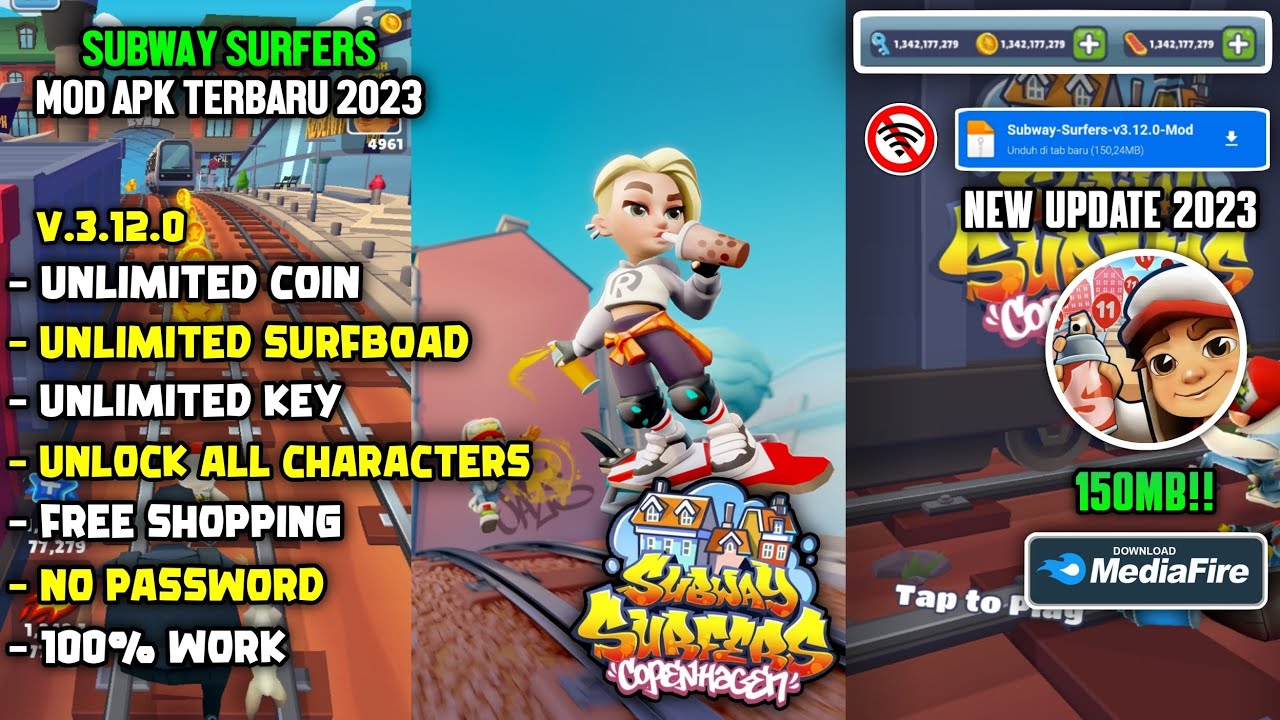 Скачать Subway Surfers Copenhagen 3.12.2 APK на Андроид