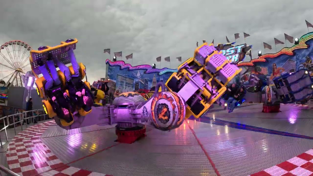 Ghost Rider - Löffelhardt (Offride) // Mannheim Maimess 2024 // Kirmes Fahrgeschäft // HUSS Booster