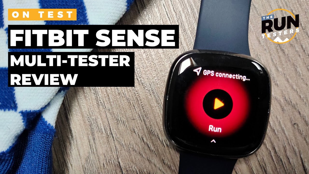 Fitbit Sense running Two runners run test the Fitbit health watch - YouTube
