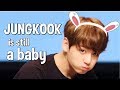 Jungkook is still a baby... #HappyJungkookDay