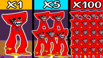 FNF Character Test | A Lot Of Red Huggy Wuggy | Gameplay vs Playground