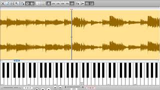 Transcribe Noten Raushören