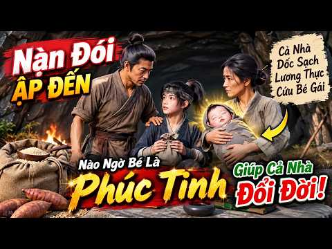 Nạn Đói Ập Đến, Cả Nhà Dốc Sạch Lương Thực Cứu Bé Gái – Nào Ngờ Bé Là Phúc Tinh Giúp Cả Nhà Đổi Đời! tập 1