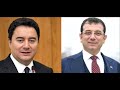 Ali Babacan mı, Ekrem İmamoğlu mu?