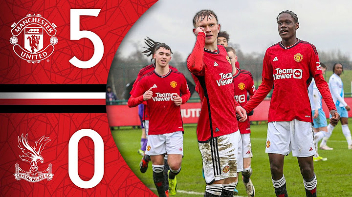 FIVE-STAR PERFORMANCE ⭐️ | Man Utd 5-0 Crystal Palace | U18 @premierleague Cup