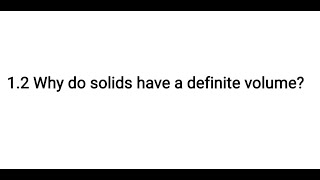 THE SOLID STATE I.Q.1.2 CLASS 12 CHEMISTRY NCERT CHAPTER 1