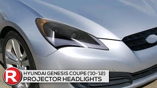 Demo: Spec-D Projector Headlights Hyundai Genesis Coupe (10-11-12) Sequential Turn Signal - Black