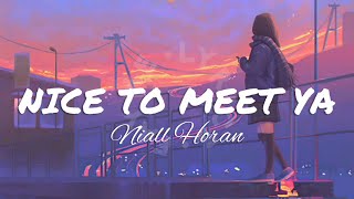 Nice To Meet Ya - Niall Horan (Lyrics Terjemahan)