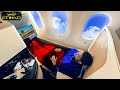 Unboxing etihad airways boeing 787  business class with unlimited food 