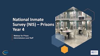 National Inmate Survey (NIS) - Prisons | Year 4