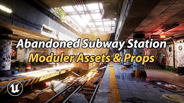 Abandoned Subway Station | Unreal Engine 5 | Game-Ready Assets