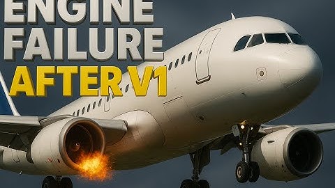 Motorstoring A320 na V1