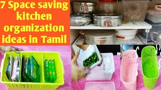 Kitchen Organising Tips/Space saving Ideas/7 Best Kitchen Organisers in Tamil