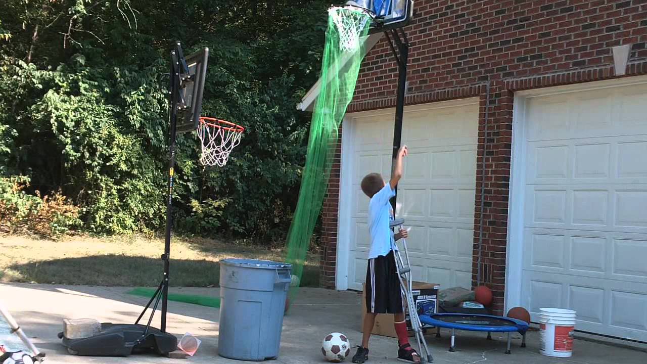 Amazing Basketball Shots Broken Foot Edition YouTube