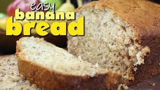 Easy Banana Bread and How to Ripen/Roast Bananas Fast