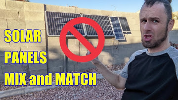 What Happens if u MIX? HOW to Connect Different Solar Panels Together? Parallel VS series 12v vs 24v