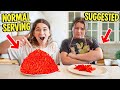 ONLY EATING RECOMMENDED SERVING SIZE FOR 24 HOURS!! | JKREW