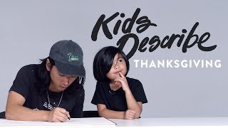 Kids Describe Thanksgiving | Kids Describe | HiHo Kids
