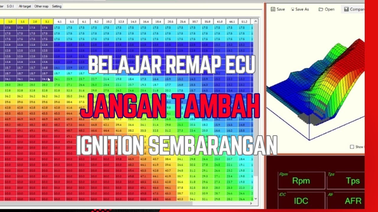 Cara Remap ECU Standar Jangan Tambah Ignition Pengapian Sembarangan