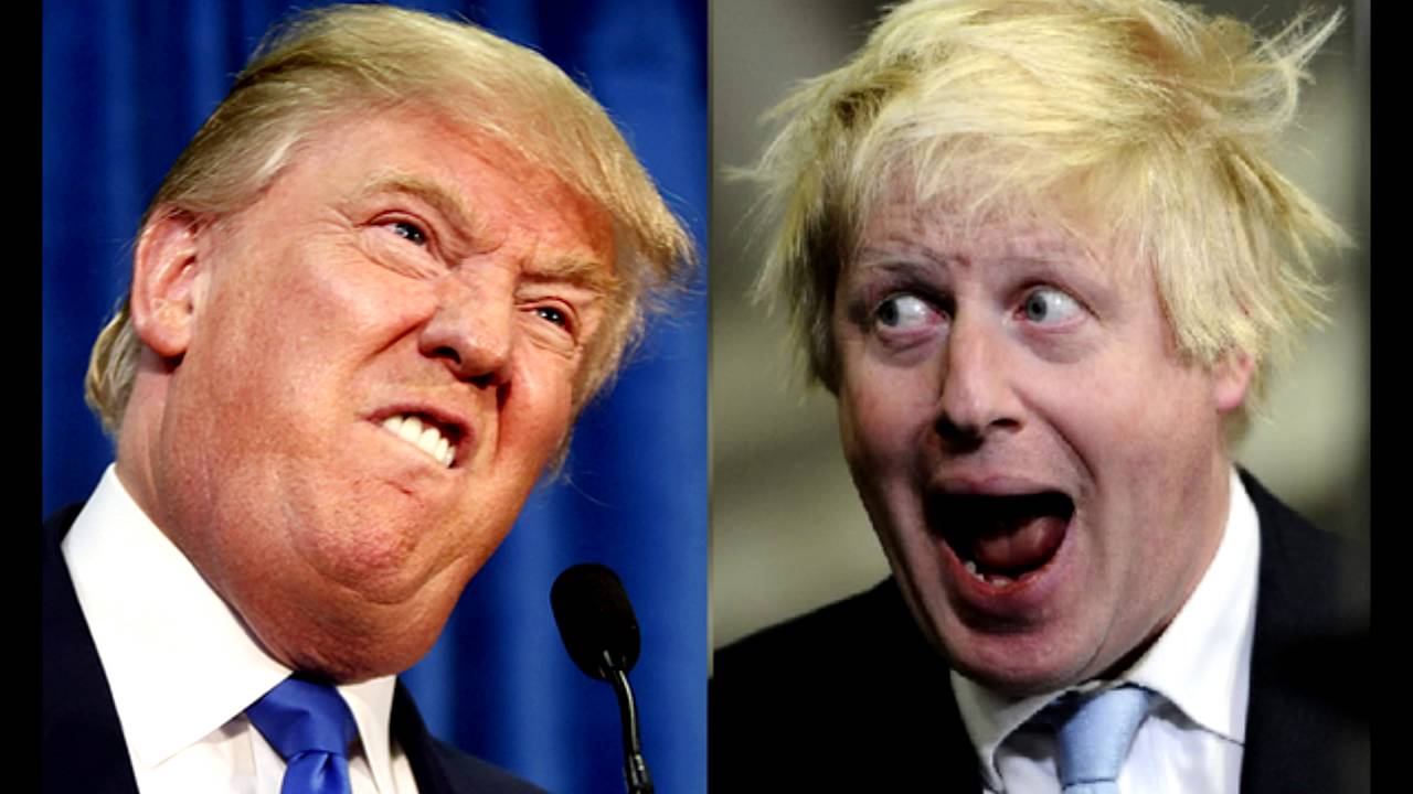 Image result for boris and trump