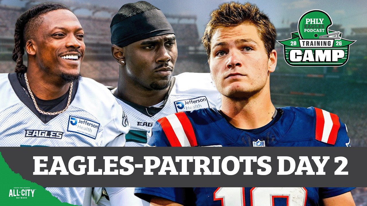Eagles-Patriots, Day 2: Jalyx Hunt, Riq Woolen STEAL The Show | PHLY Eagles Podcast