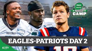 Eagles-Patriots, Day 2: Jalyx Hunt, Riq Woolen STEAL The Show | PHLY Eagles Podcast