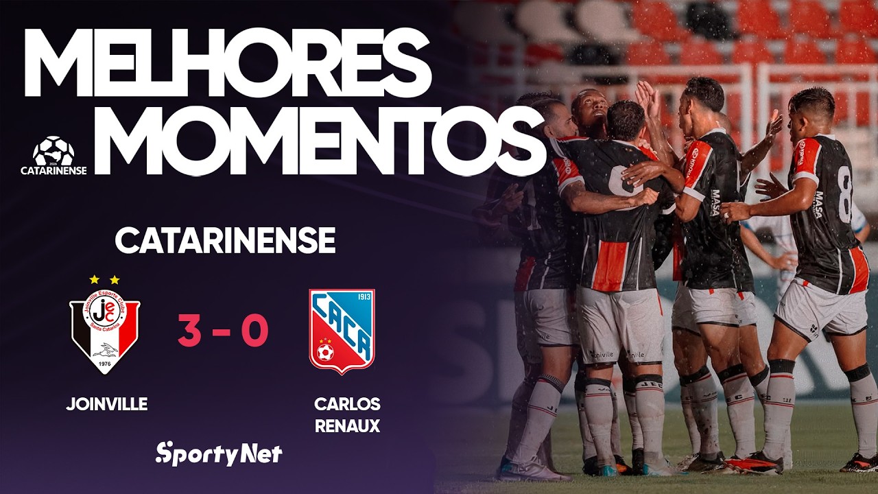 JOINVILLE GOLEIA O CARLOS RENAUX NO QUADRANGULAR DO REBAIXAMENTO! – Melhores Momentos